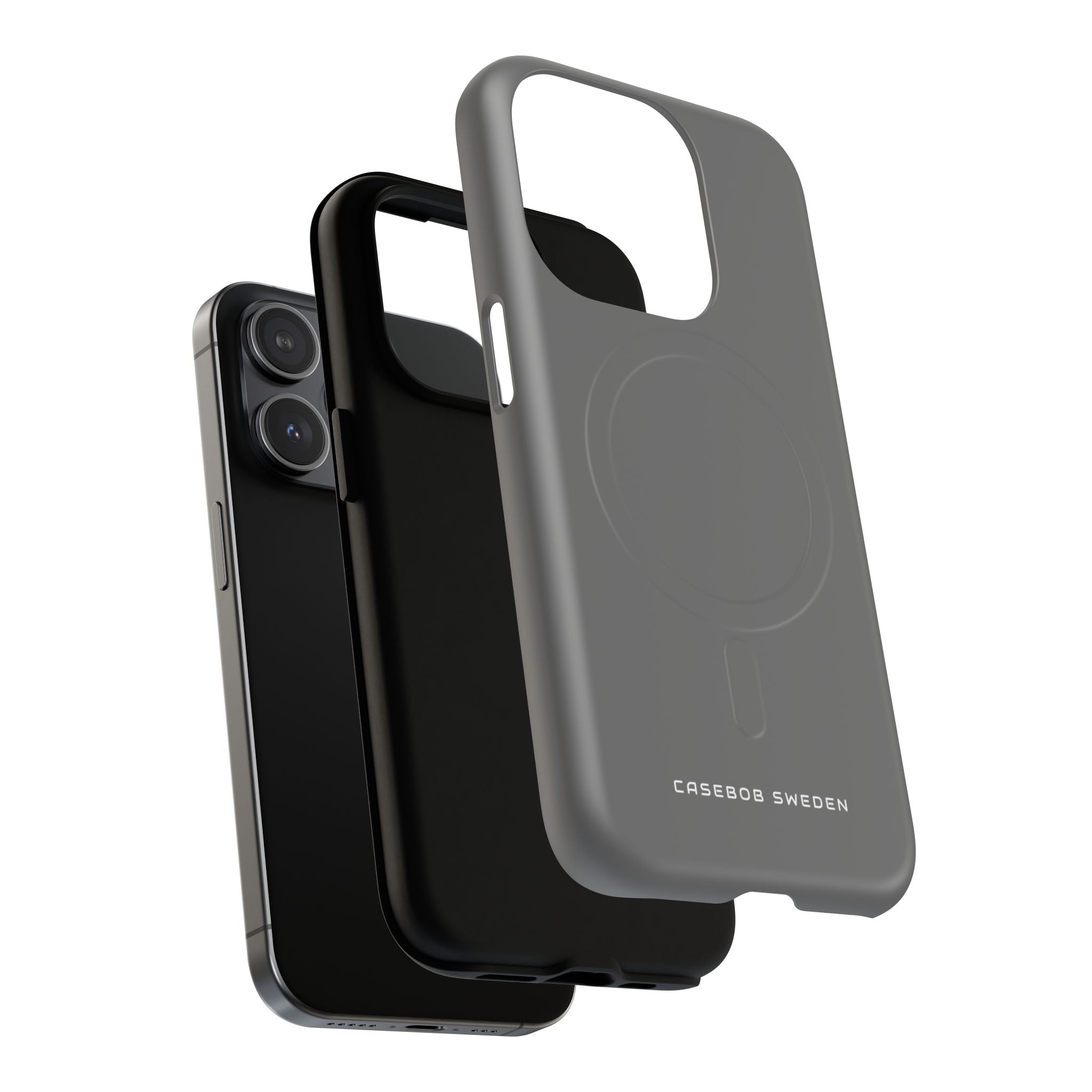 Dim Gray iPhone 15 | Tough+ Phone Case