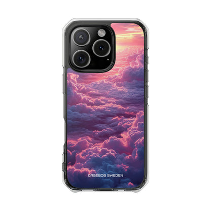 Pink Purple Clouds - Clear Impact iPhone 16 Phone Case