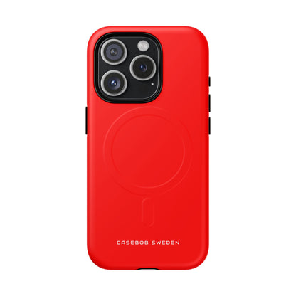 Red iPhone 15 | Tough+ Phone Case