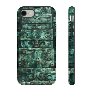 Mayan Jaguar & Serpent Spirit - Protective Phone Case