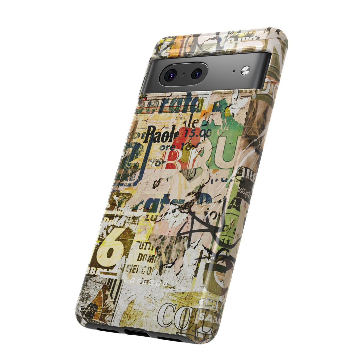 Grunge Vintage Poster - Protective Phone Case