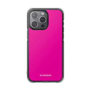 Hollywood Cerise | Handyhülle für iPhone (Clear Impact Case – magnetisch) 