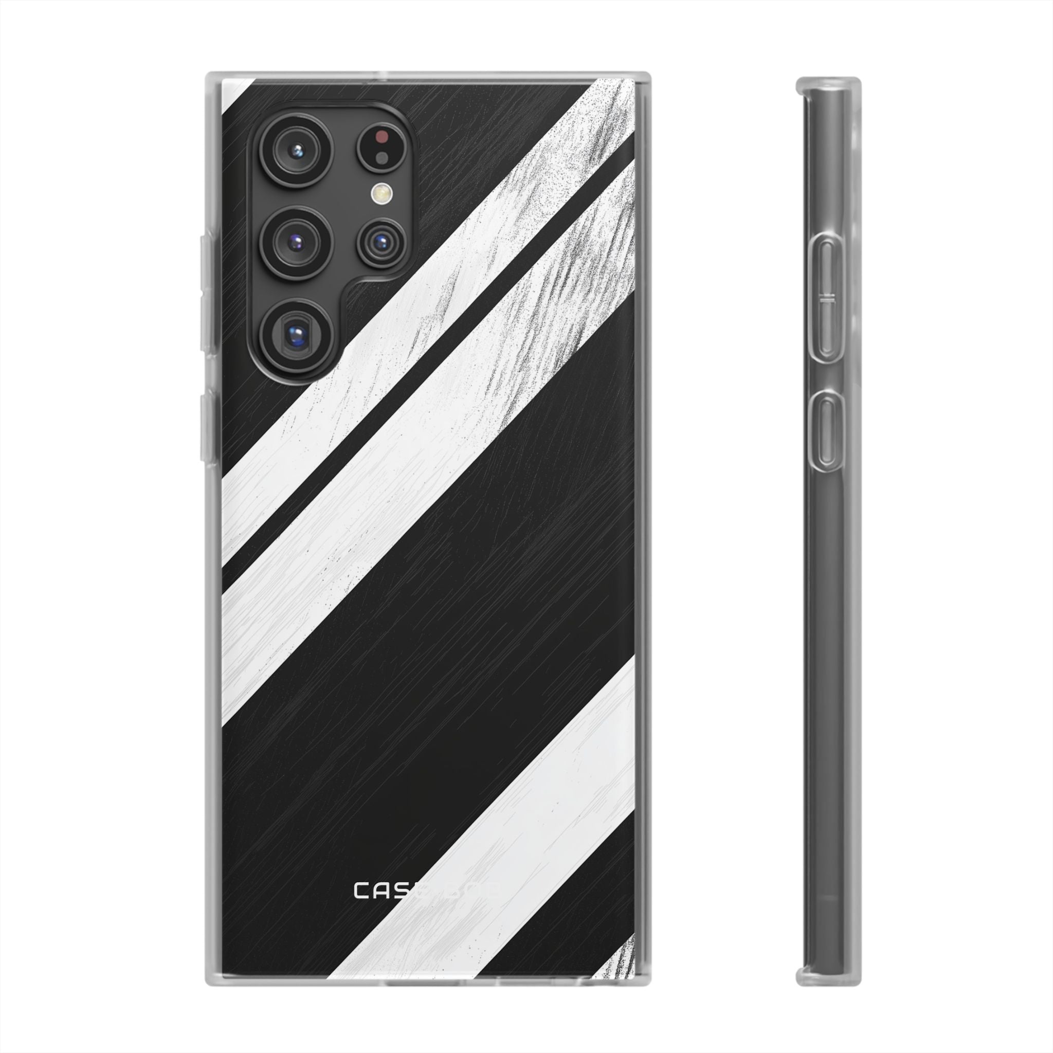 Distressed Stripe Motion Samsung S22 Ultra Case - Soft