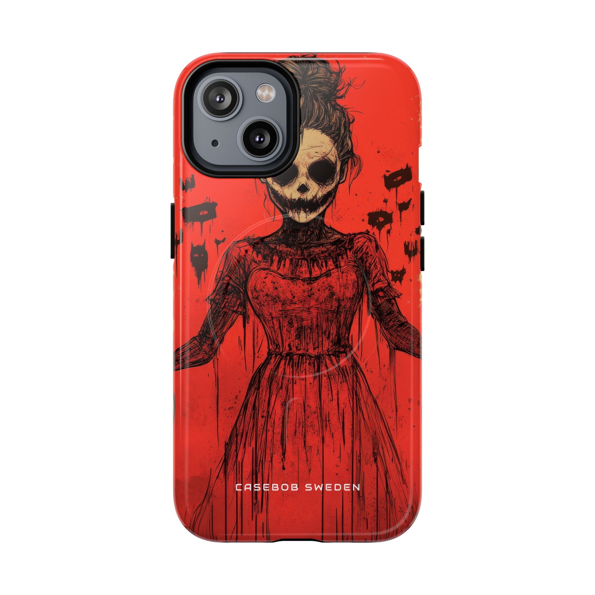 Haunting Scarlet Descent iPhone 14  Tough+ Phone Case