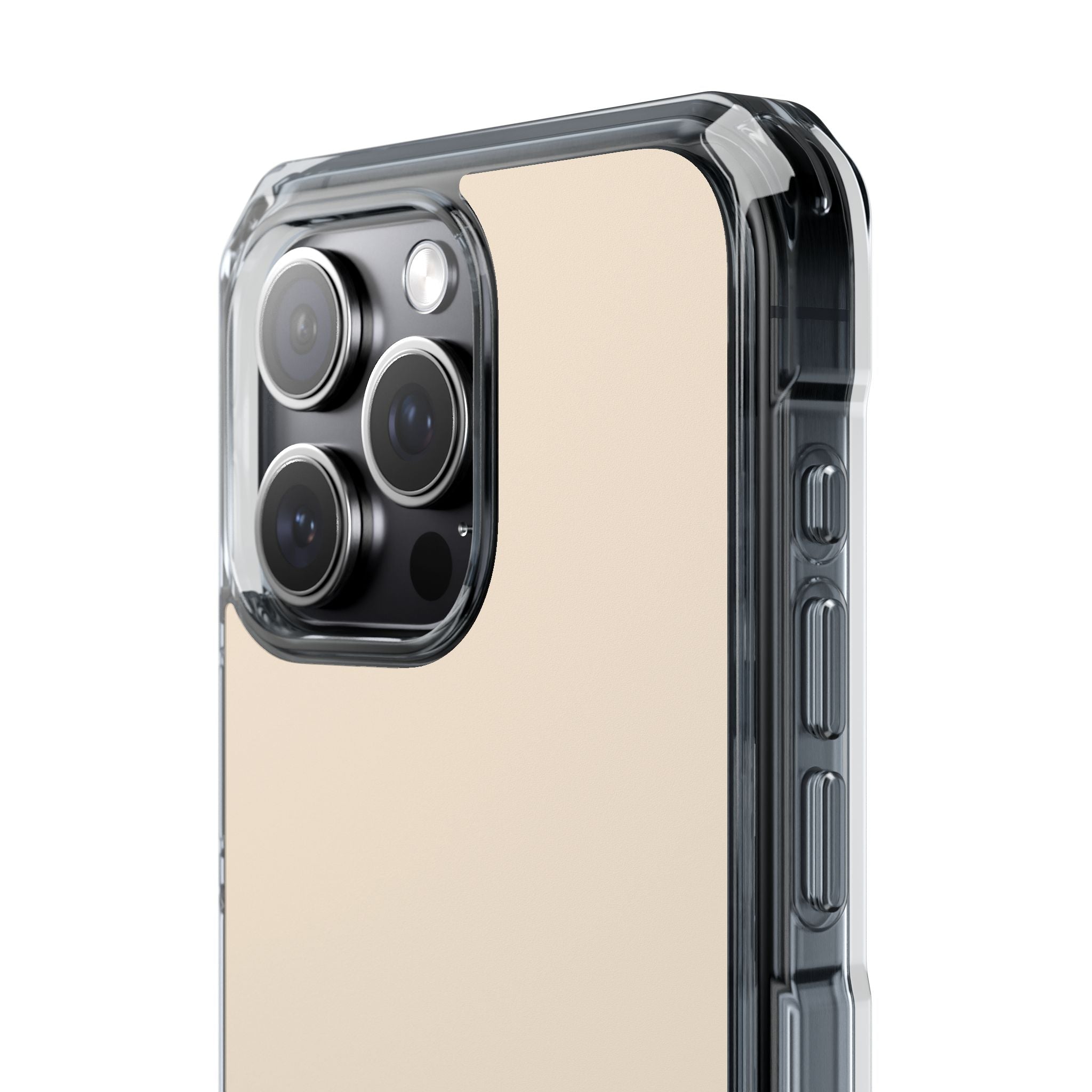 Alabaster White - Clear Impact iPhone 15 Phone Case