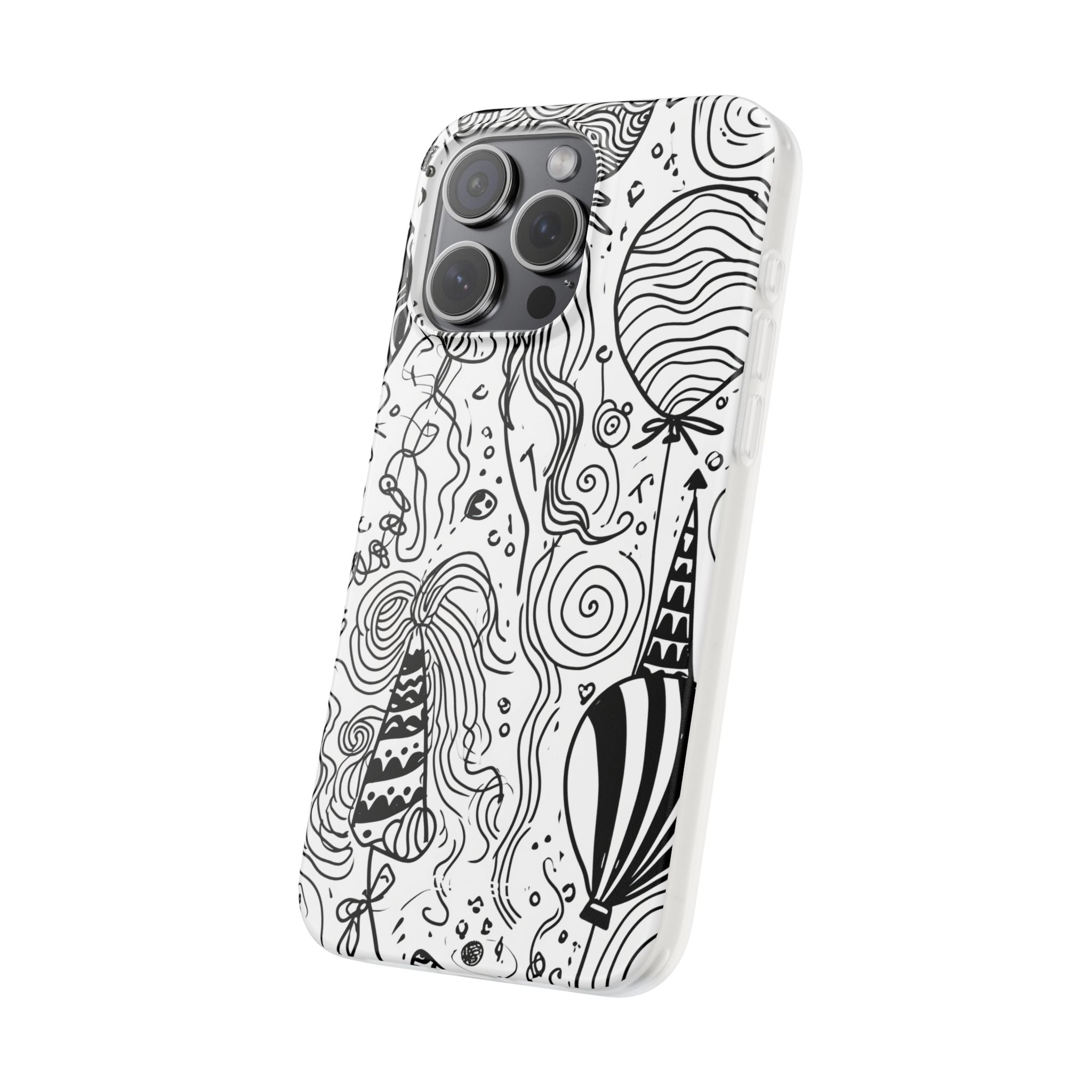 Whimsical Festivity | Flexible Phone Case for iPhone