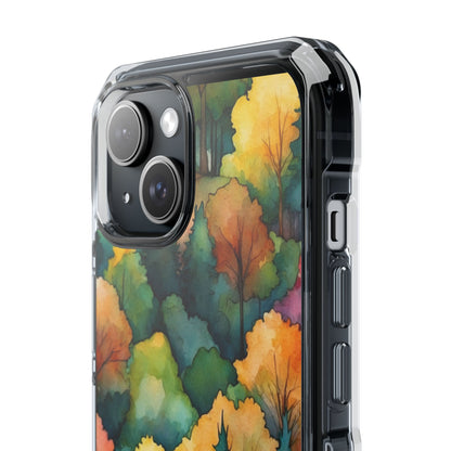 Autumn Leaves Dance iPhone Case - Impact