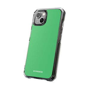 Emerald Green | Phone Case for iPhone (Clear Impact Case - Magnetic)