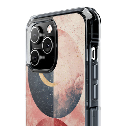 Golden Crescent Circles iPhone 14 Pro Max Case - Impact