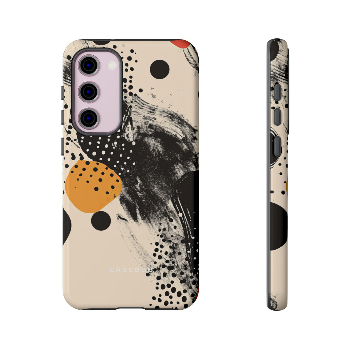 Black Dot Elegance - Schutzhülle fürs Telefon