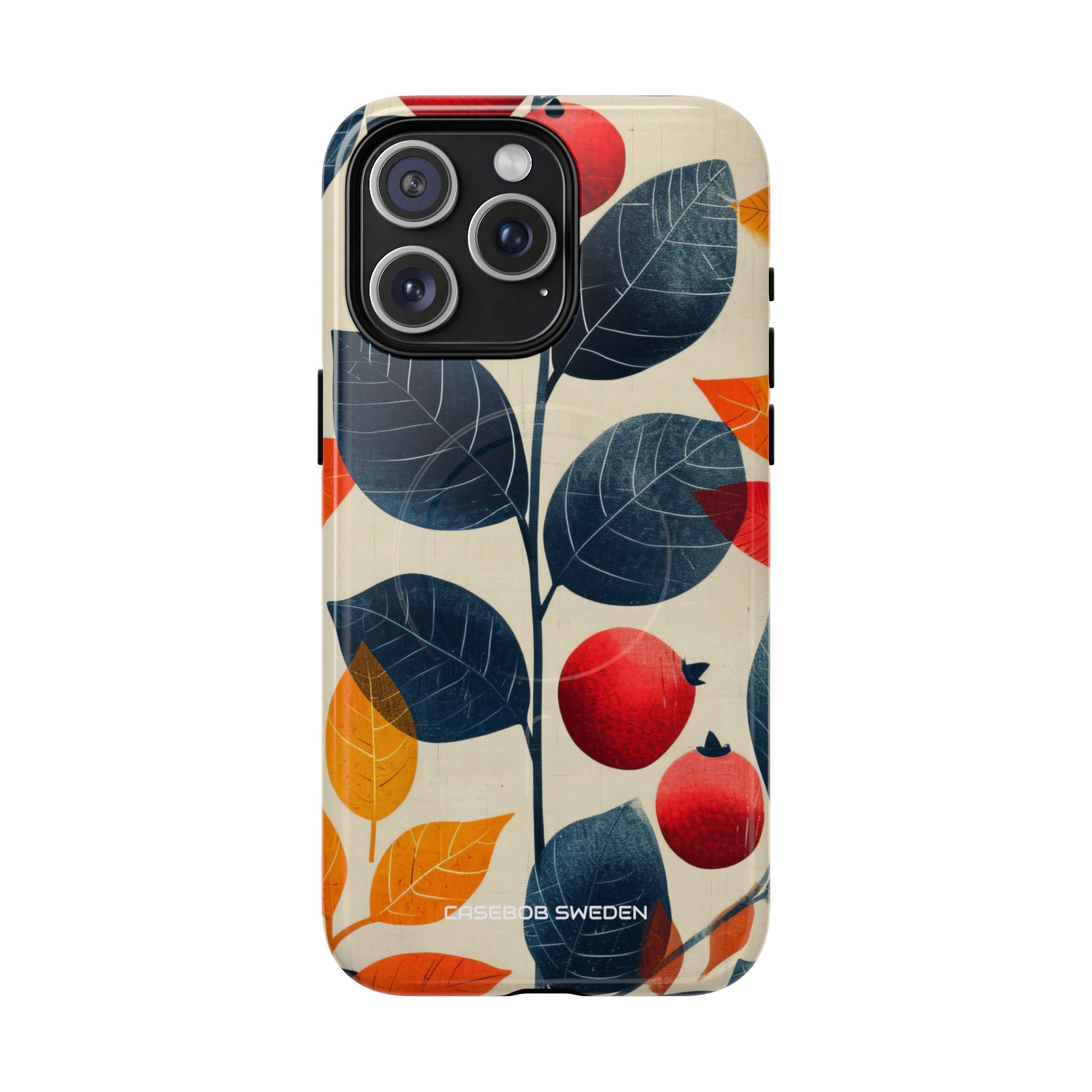 Autumn Nature Pattern - Tough + MagSafe® iPhone 15 Phone Case