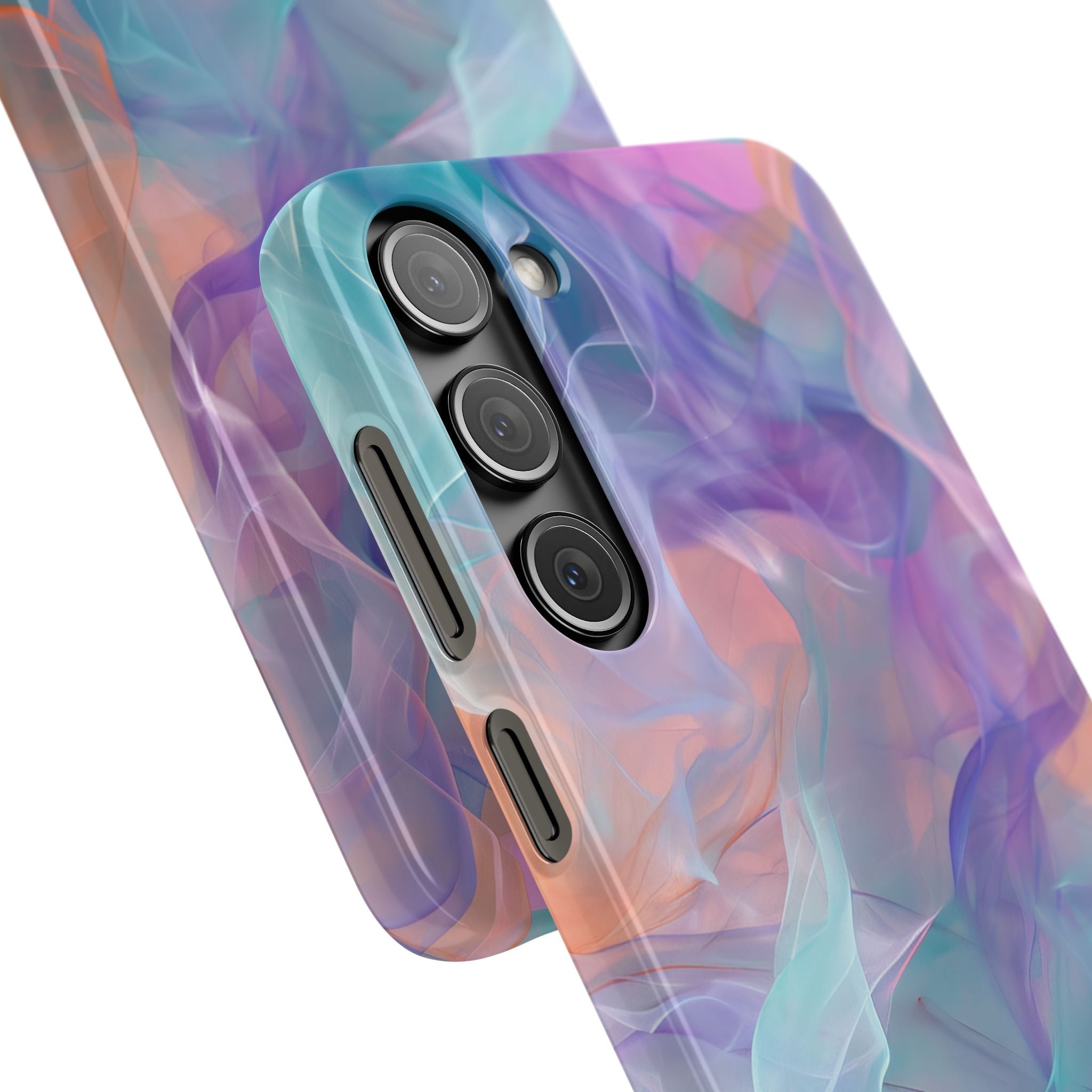 Dreamy Teal Flow - Slim Samsung S23 Phone Case