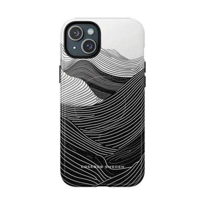 Undulating Horizon Waves iPhone 15 | Tough+ Phone Case