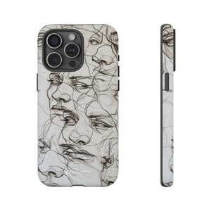 Ethereal Faces | Protective Phone Case for iPhone