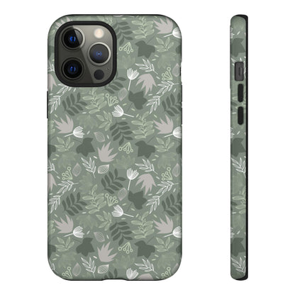 Jungle Green Leaf - Protective Phone Case