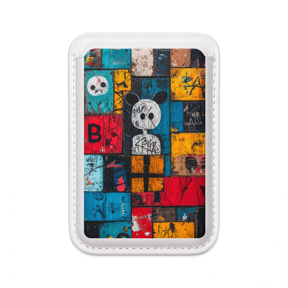 White Orb Graffiti Wallet – MagSafe Ready