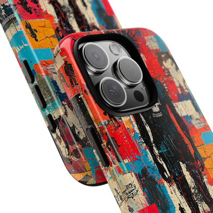 Spiky Skull Silhouette iPhone 16 Pro Case - Tough