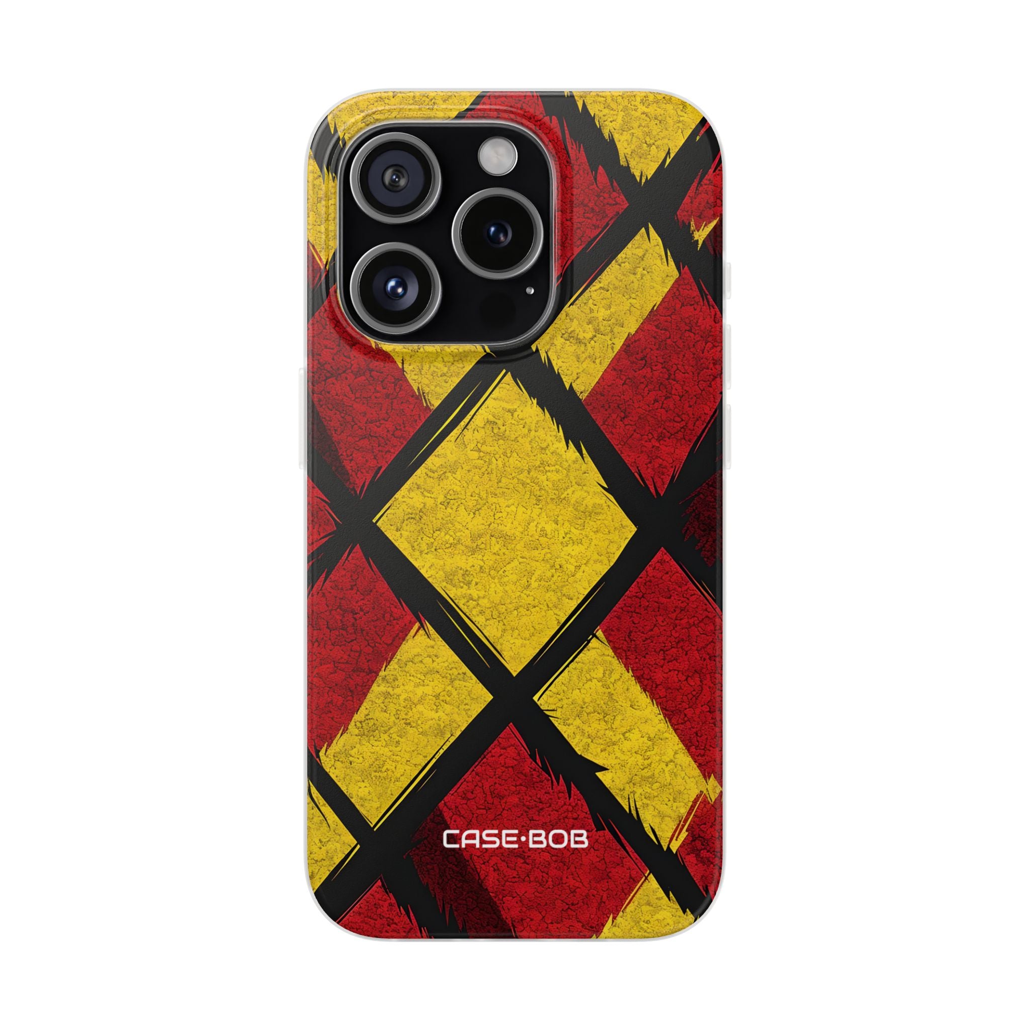 Vibrant Geometric Diamonds iPhone 15 Pro - Soft Case