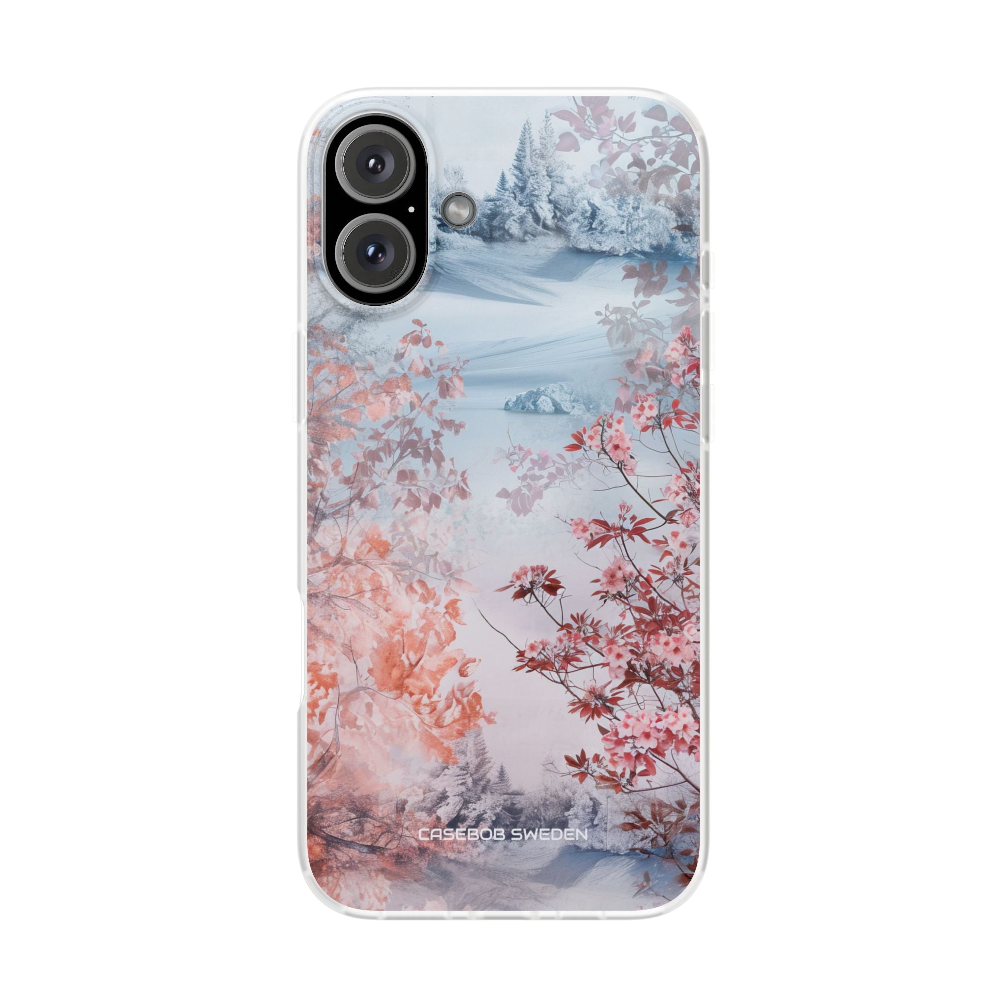 Floral Serenity Case - Flexi iPhone 16 Phone Case