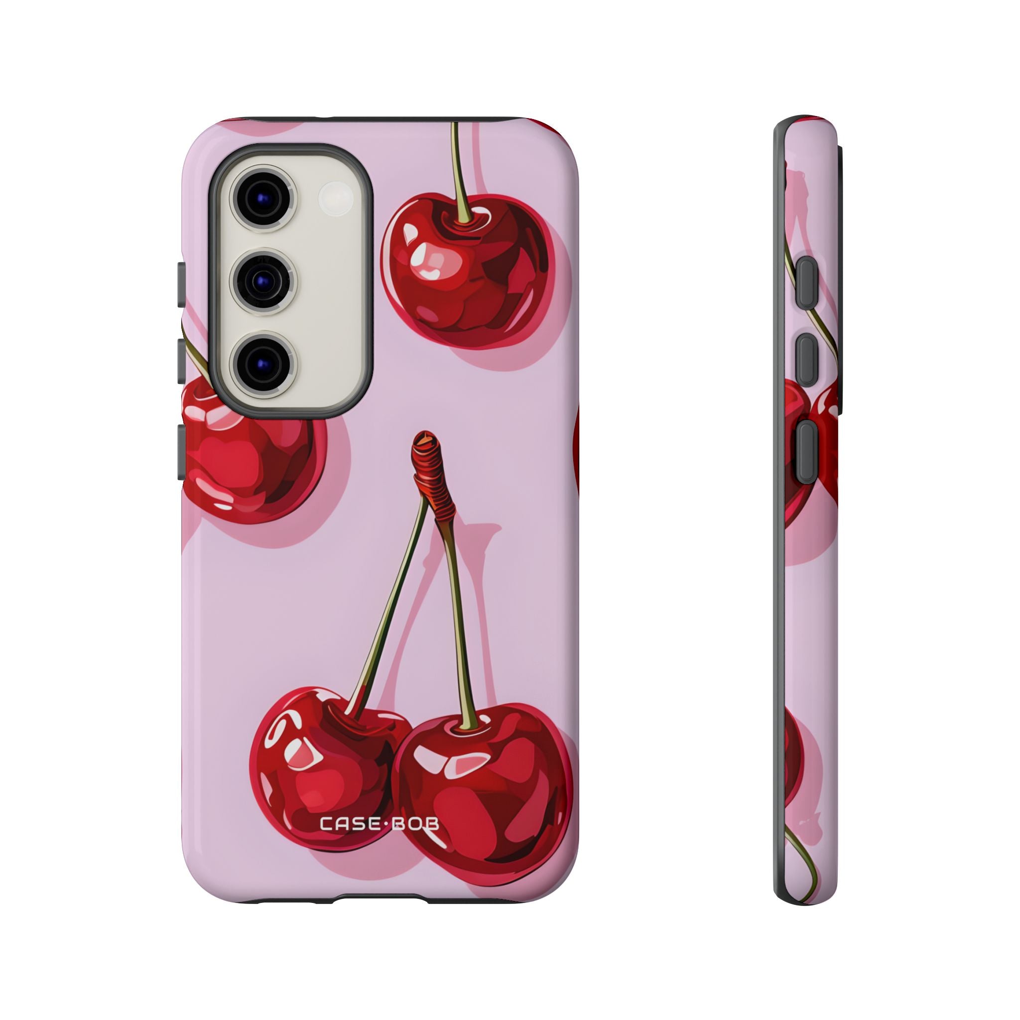 Glossy Cherry Burst Samsung S23 Case - Tough