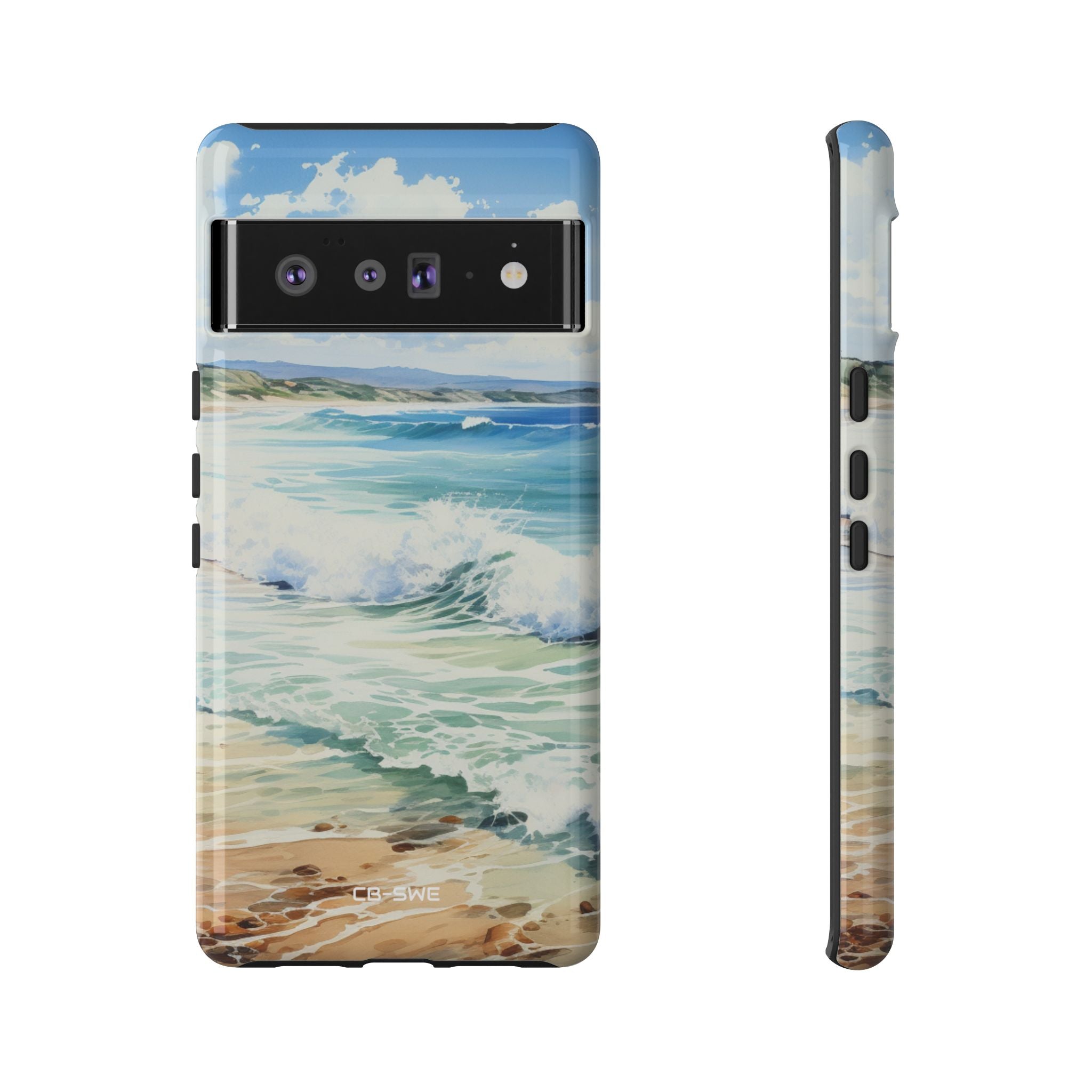 Serene Coastal Watercolors - Google Pixel Case