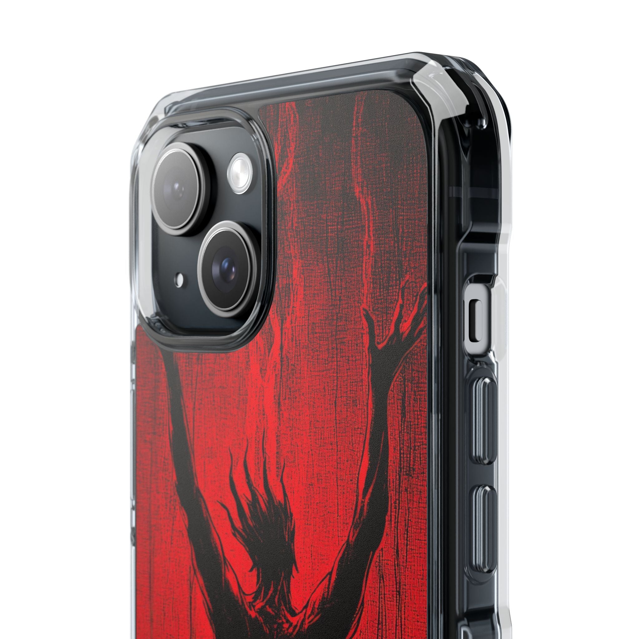 Fiery Silhouette iPhone 15 Case - Impact