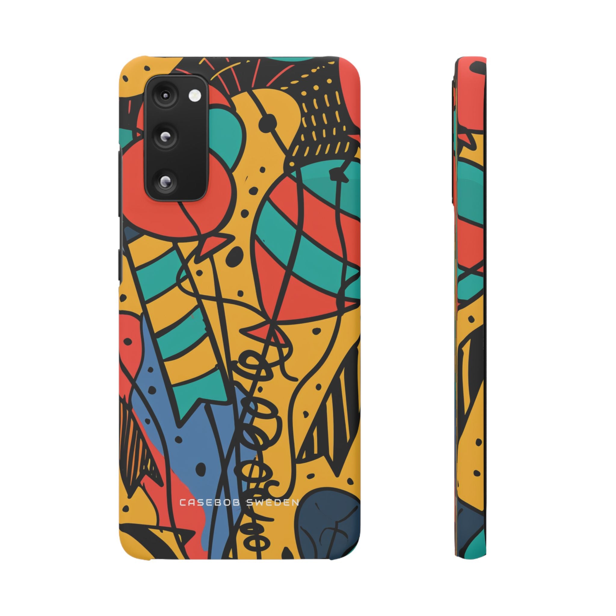 Playful Lines in Motion Samsung S20 - Slim Phone Case