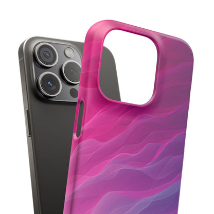 Gradient Oceanflow Waves iPhone 15 - Slim Phone Case