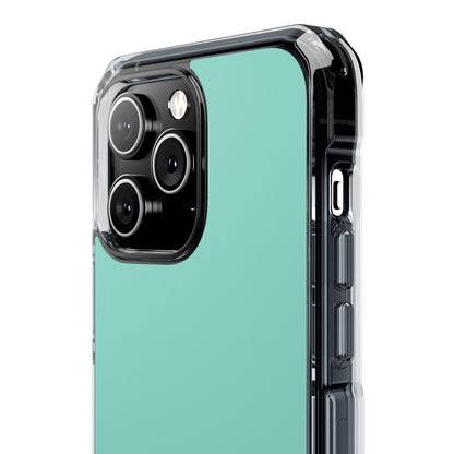 Middle Blue Green - Clear Impact Case for iPhone