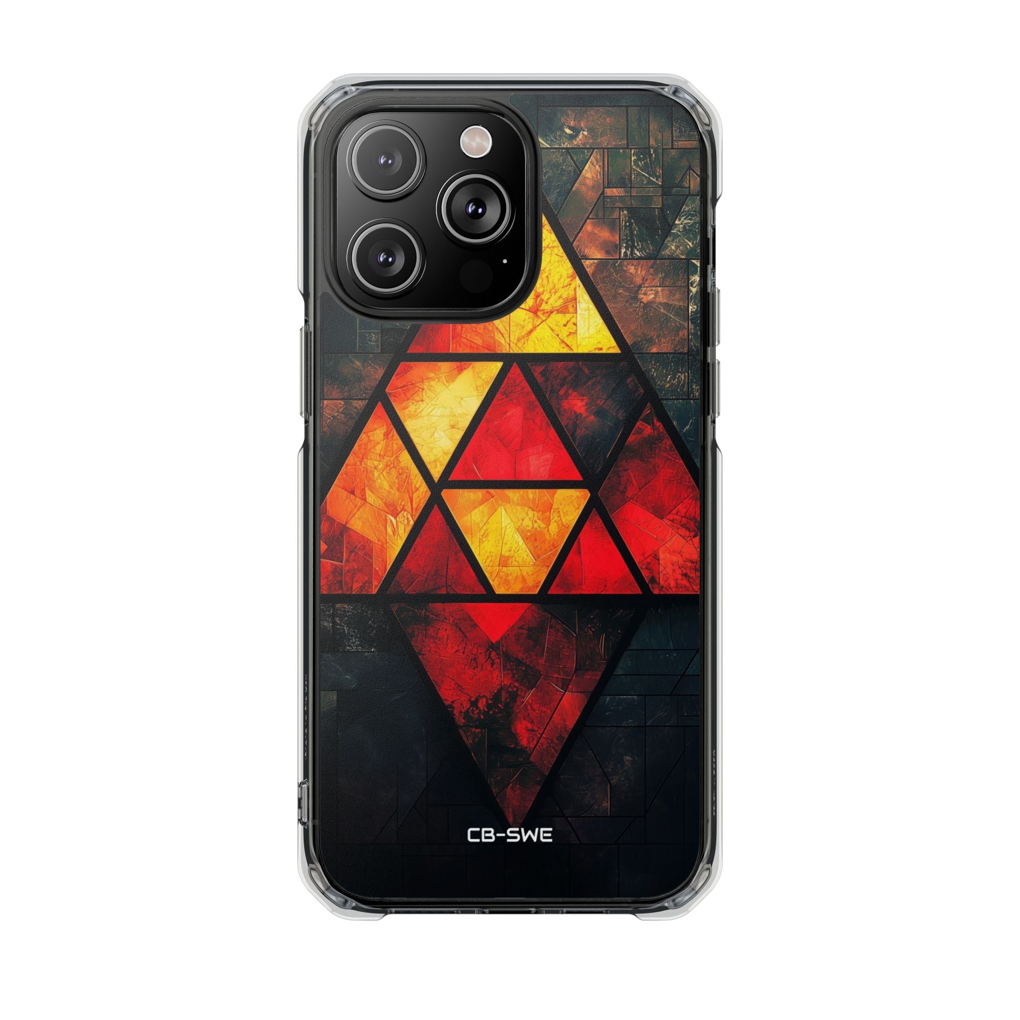 Triangles Illuminate Warmth iPhone Case - Impact