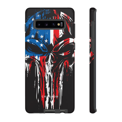 Military Grunge Skull Patriotic - Protective Phone Case