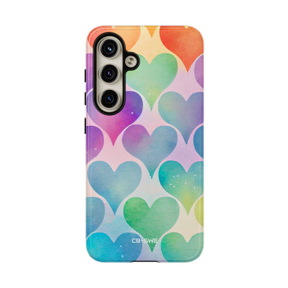 Watercolor Heart Symphony - Samsung Case