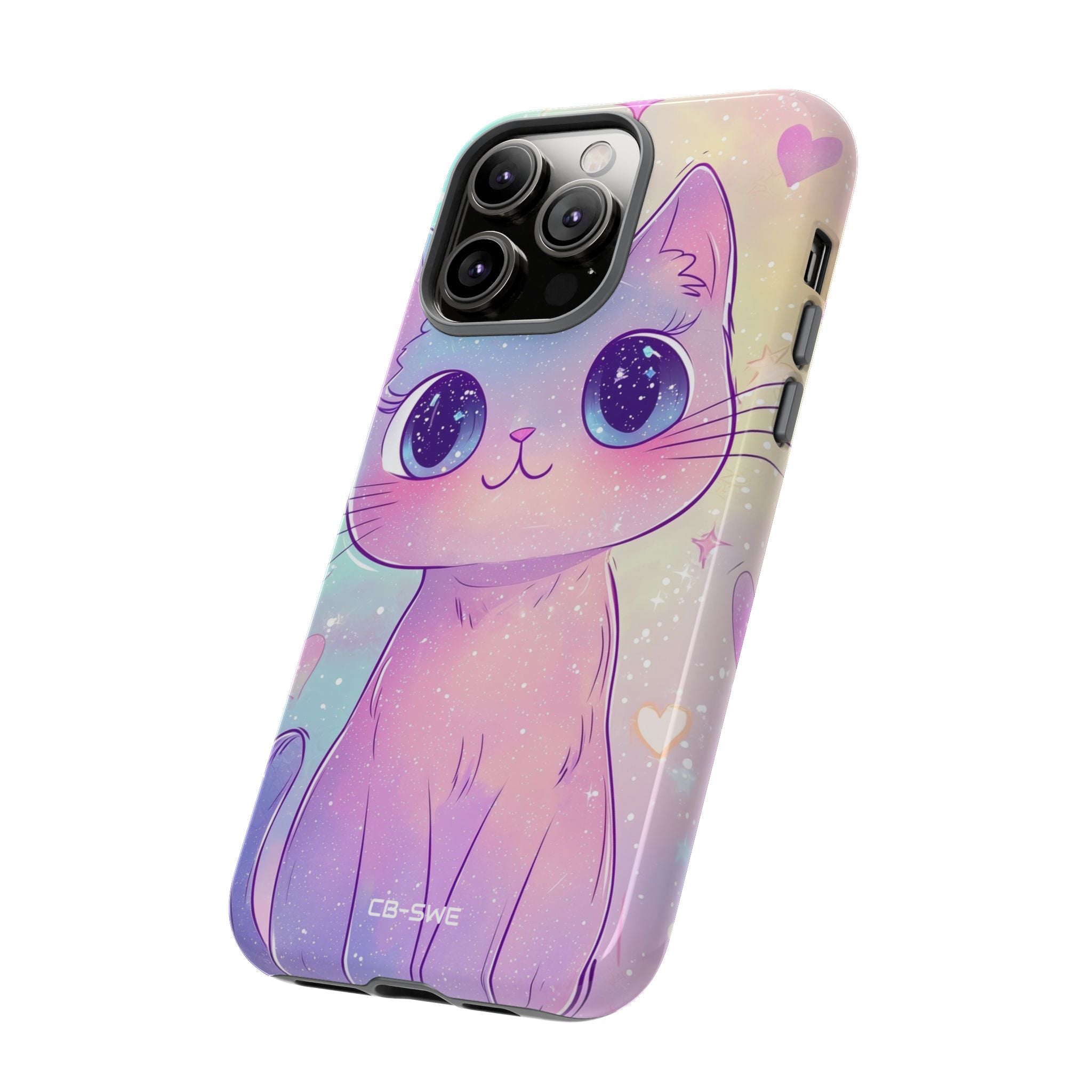 Sparkling Cat Smiles - iPhone Case