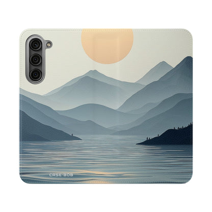 Pale Sun Horizon - Samsung S23+ Case - Wallet
