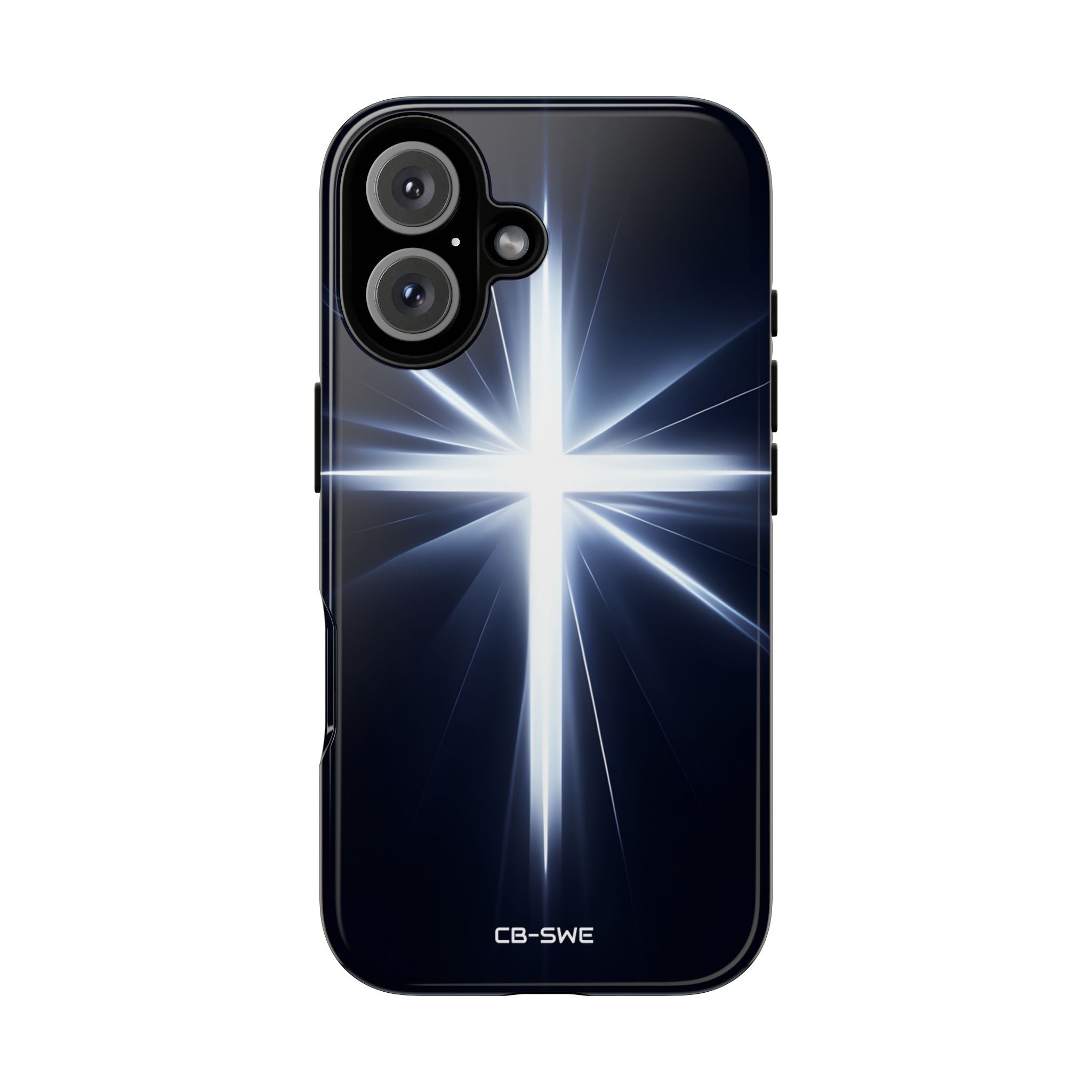 Luminous Cross Radiance - iPhone Case