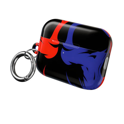 Dual Skulls RedBlue - AirPods Case