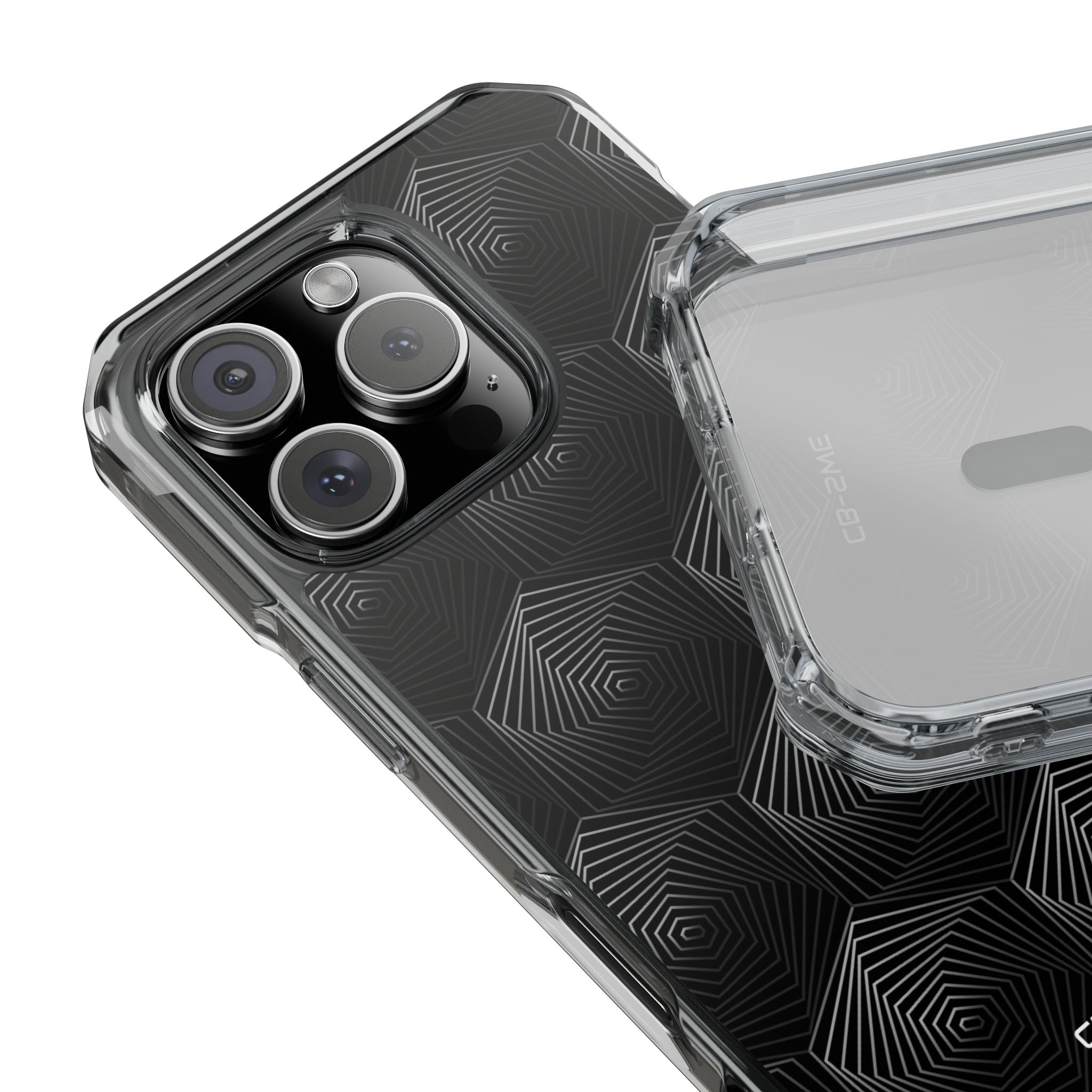 Geometric Spiral Illusion iPhone Case - Impact