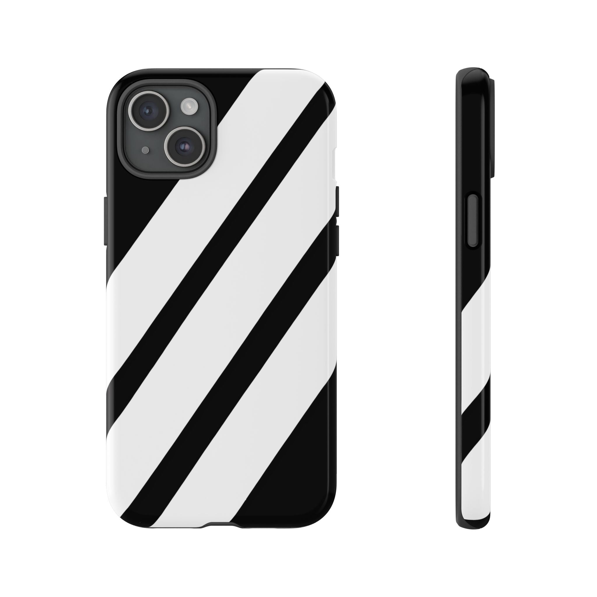 Monochrome Diagonal Symmetry - iPhone Case