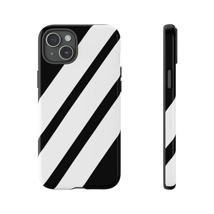Monochrome Diagonal Symmetry - iPhone Case