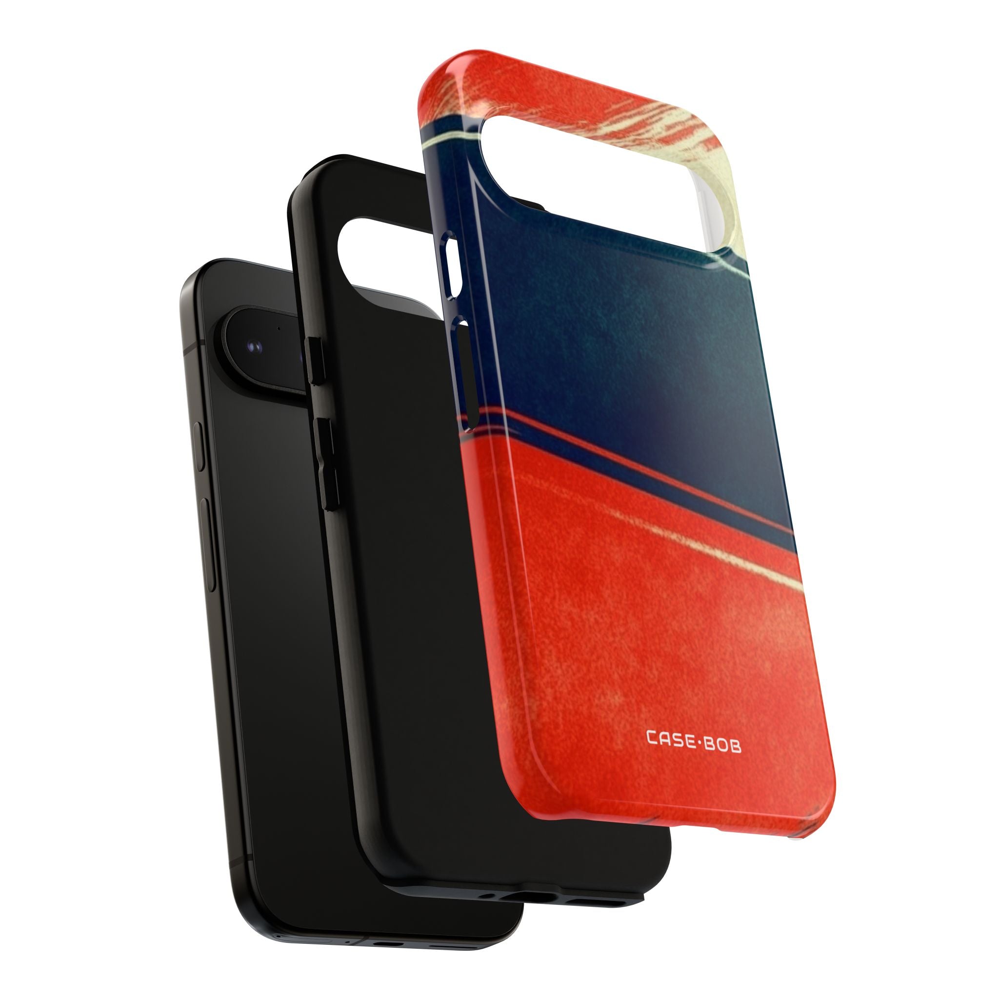 Blue Diagonal Motion Google Pixel 9 Pro XL Case - Tough