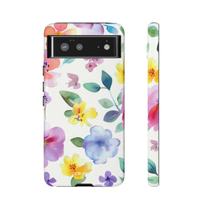 Whimsical Watercolor Florals - Google Pixel Case