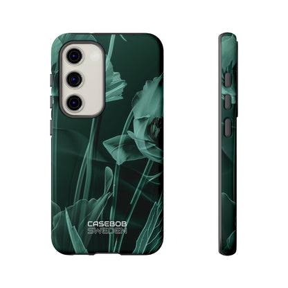 Teal Bloom Radiance Samsung S23 - Tough