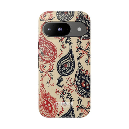 Navy Paisley Swirl Google Pixel 9 - Tough