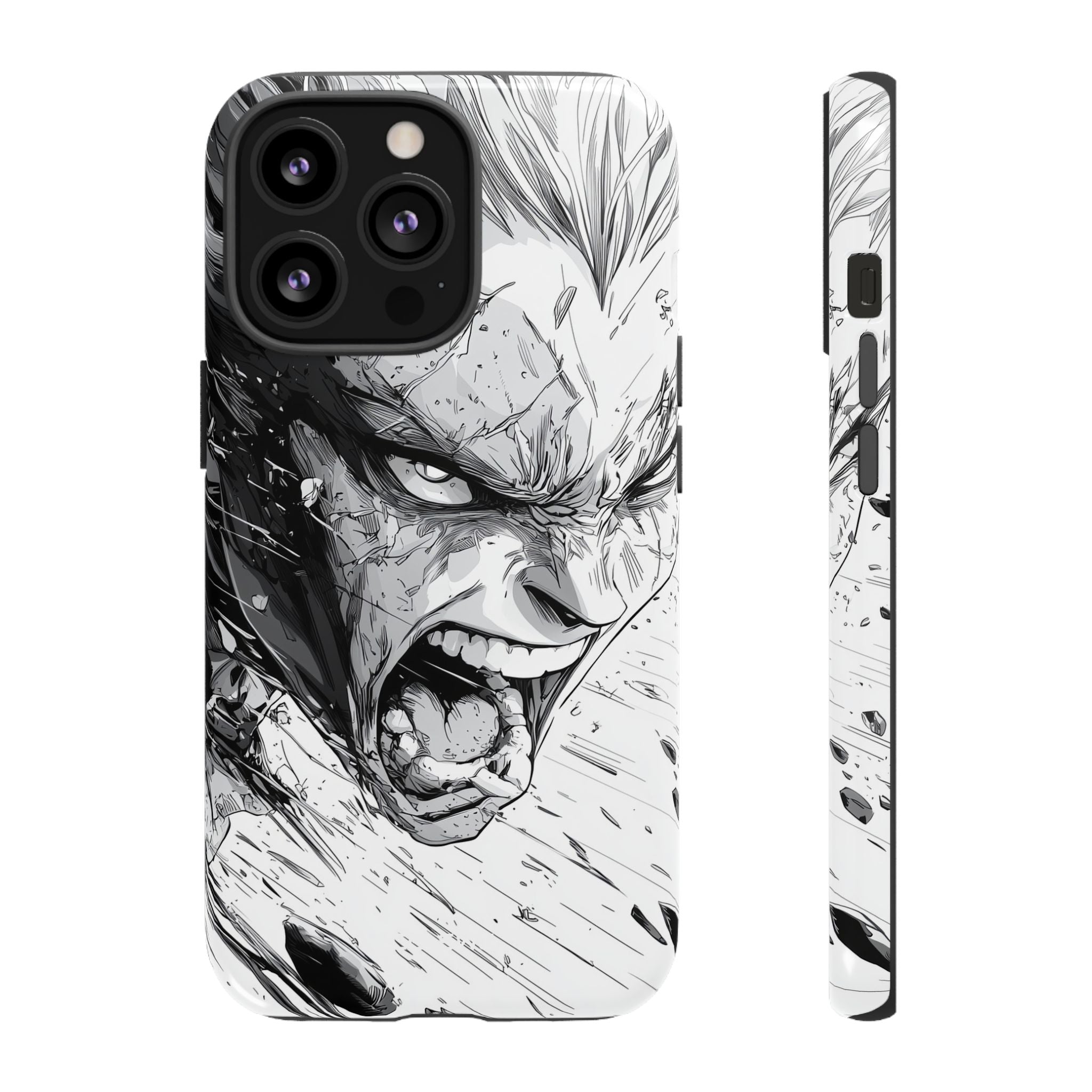 Fierce Emotion Erupts - iPhone Case