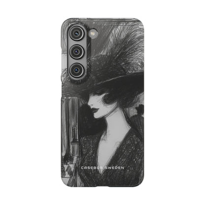 Timeless Elegance in Monochrome Samsung S23 - Slim Phone Case