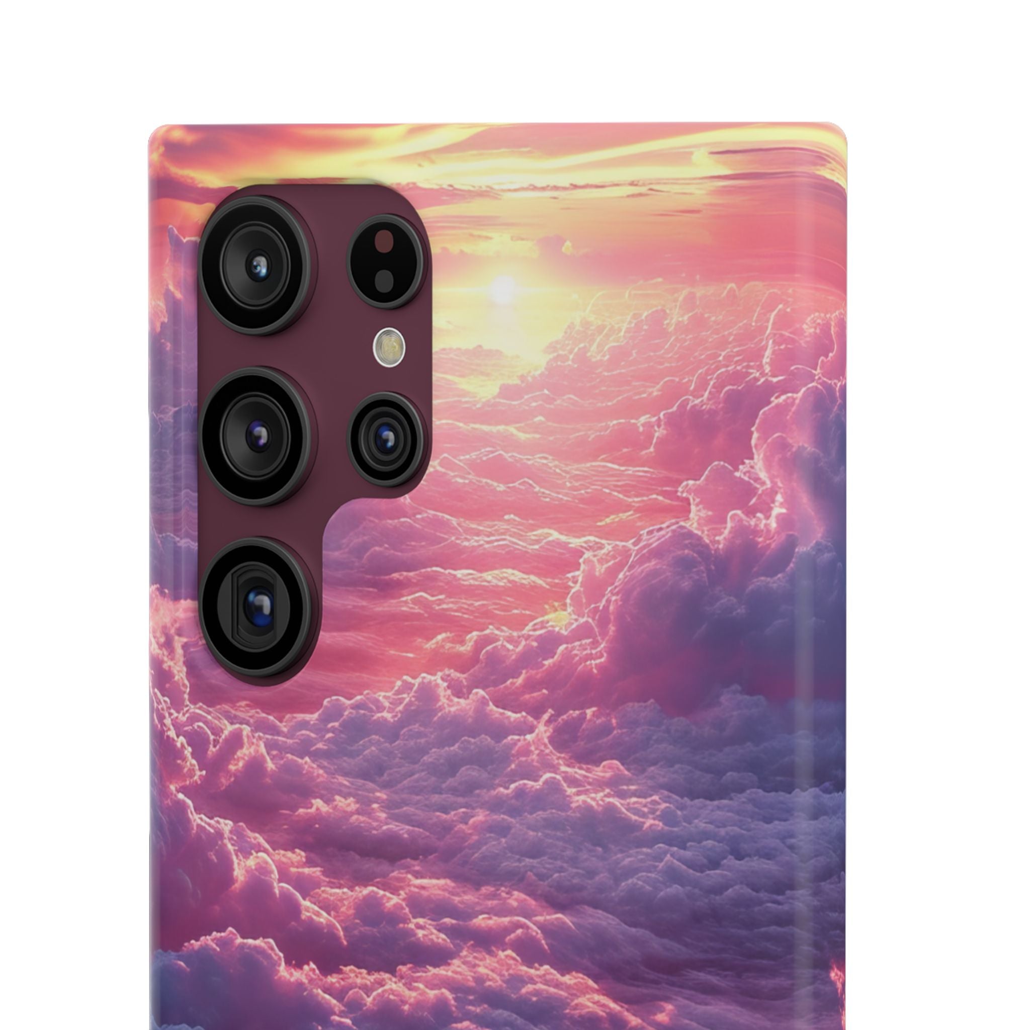 Pink Purple Clouds - Slim Samsung S22 Phone Case