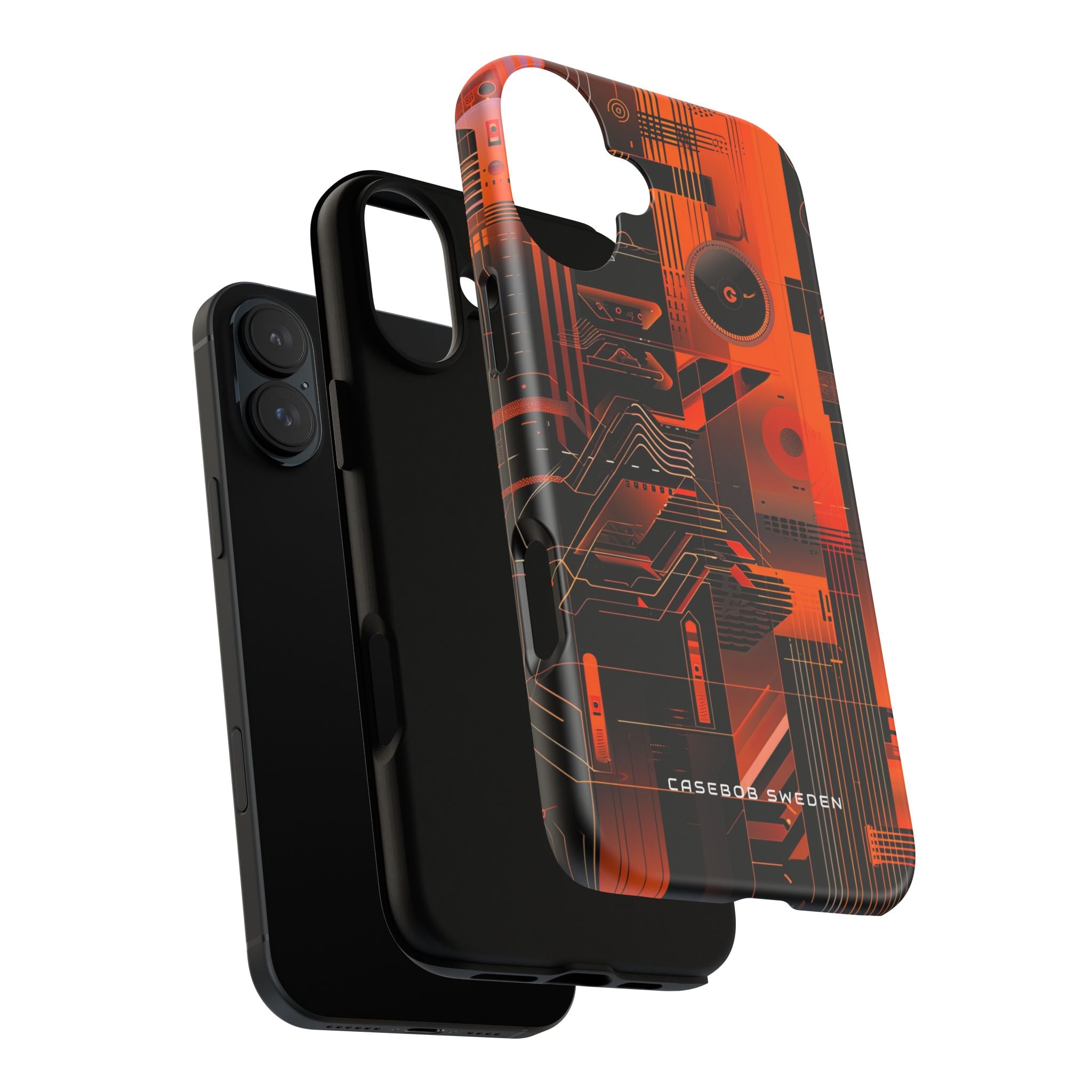 Gradient Circuitburst iPhone 16 - Tough Phone Case