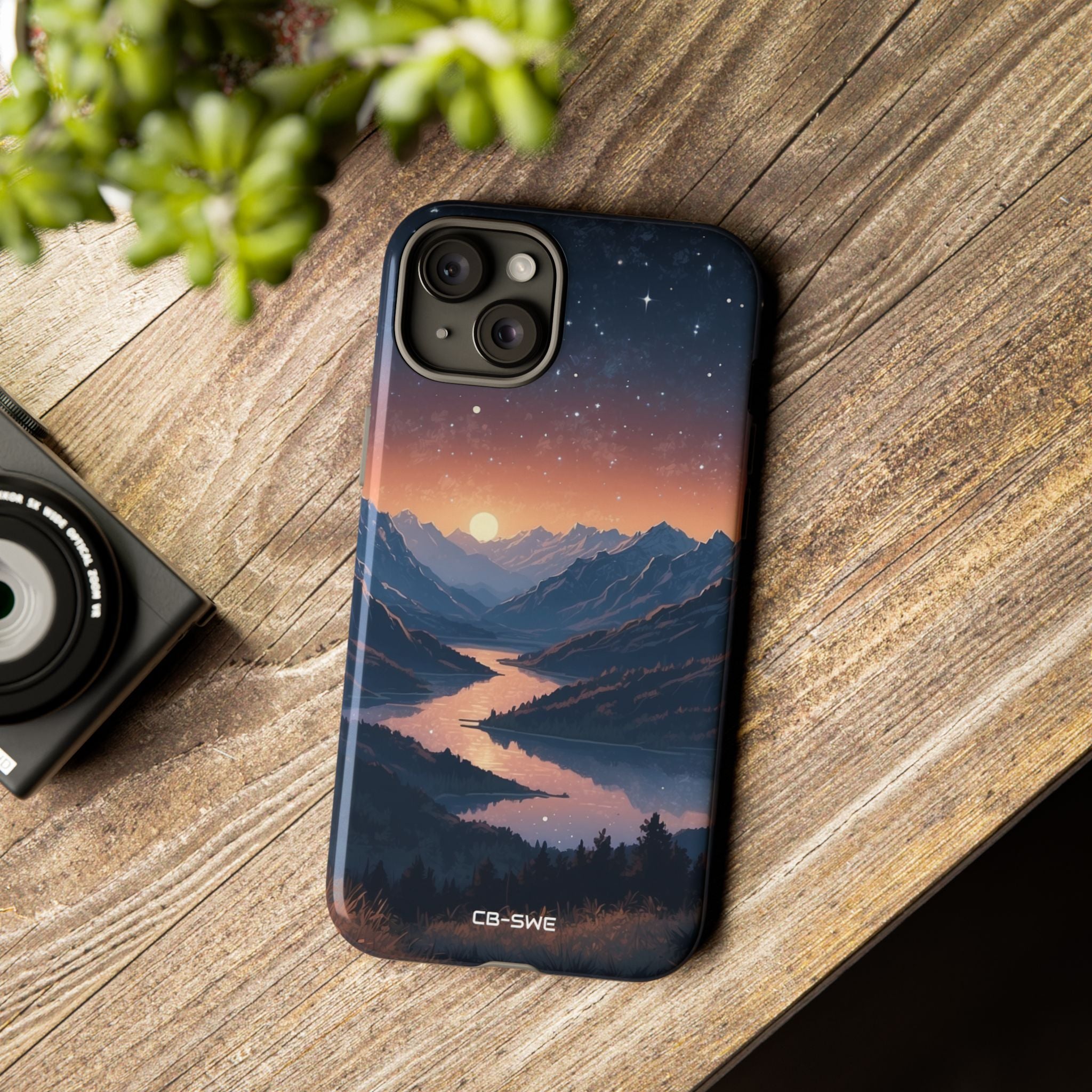 Mountains Embrace Light - iPhone Case