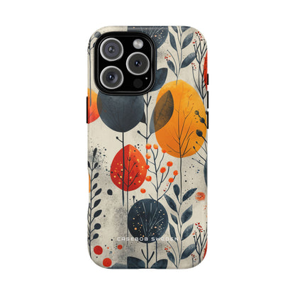 Vibrant Leaf Harmony iPhone 16 - Tough Phone Case