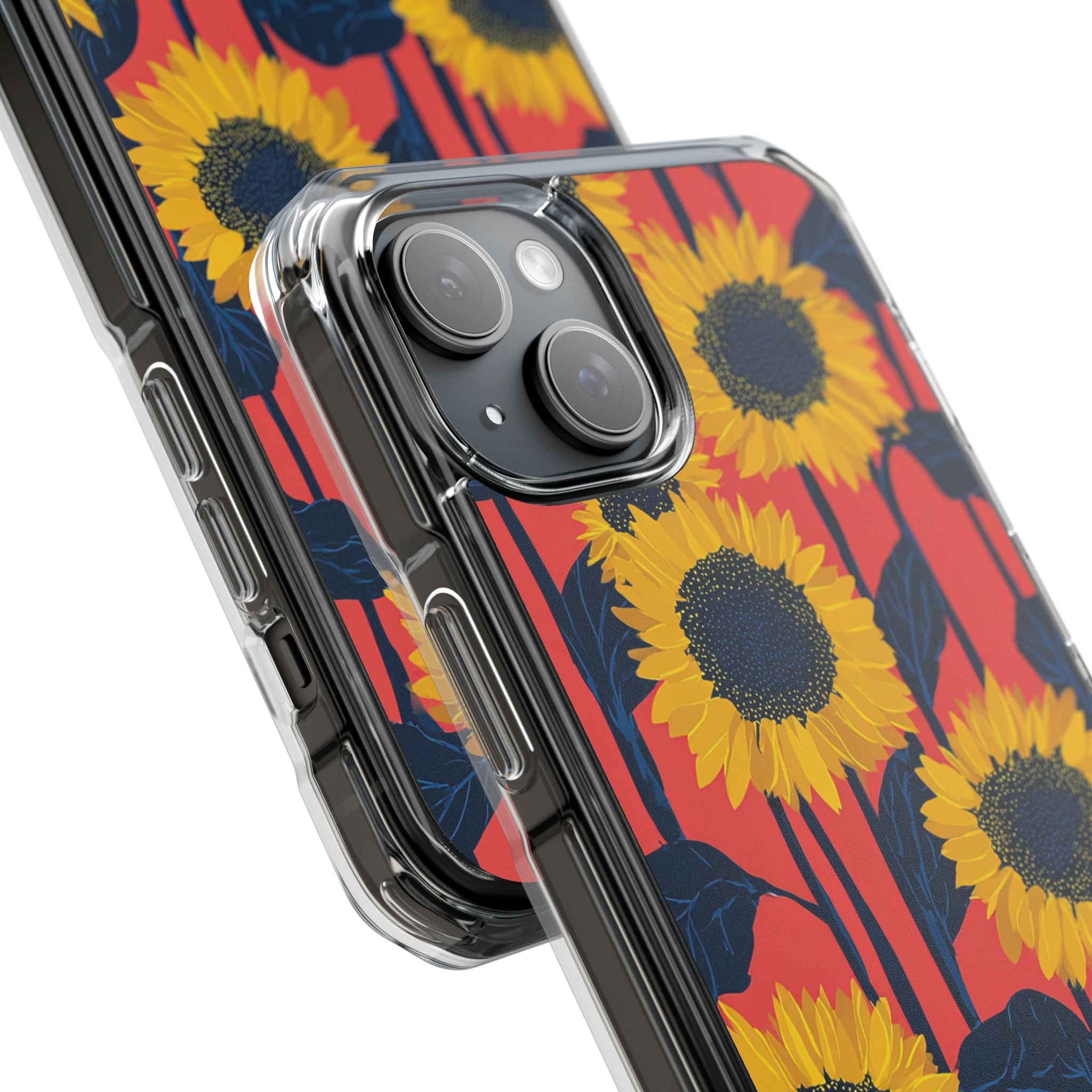 Vibrant Sunflower Rhythm iPhone Case - Impact